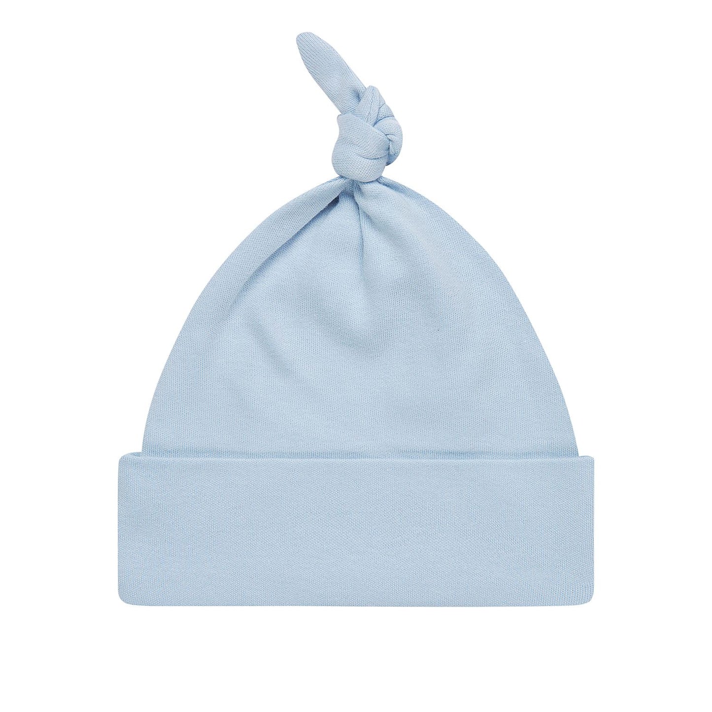 Blue Knotted Baby Beanie