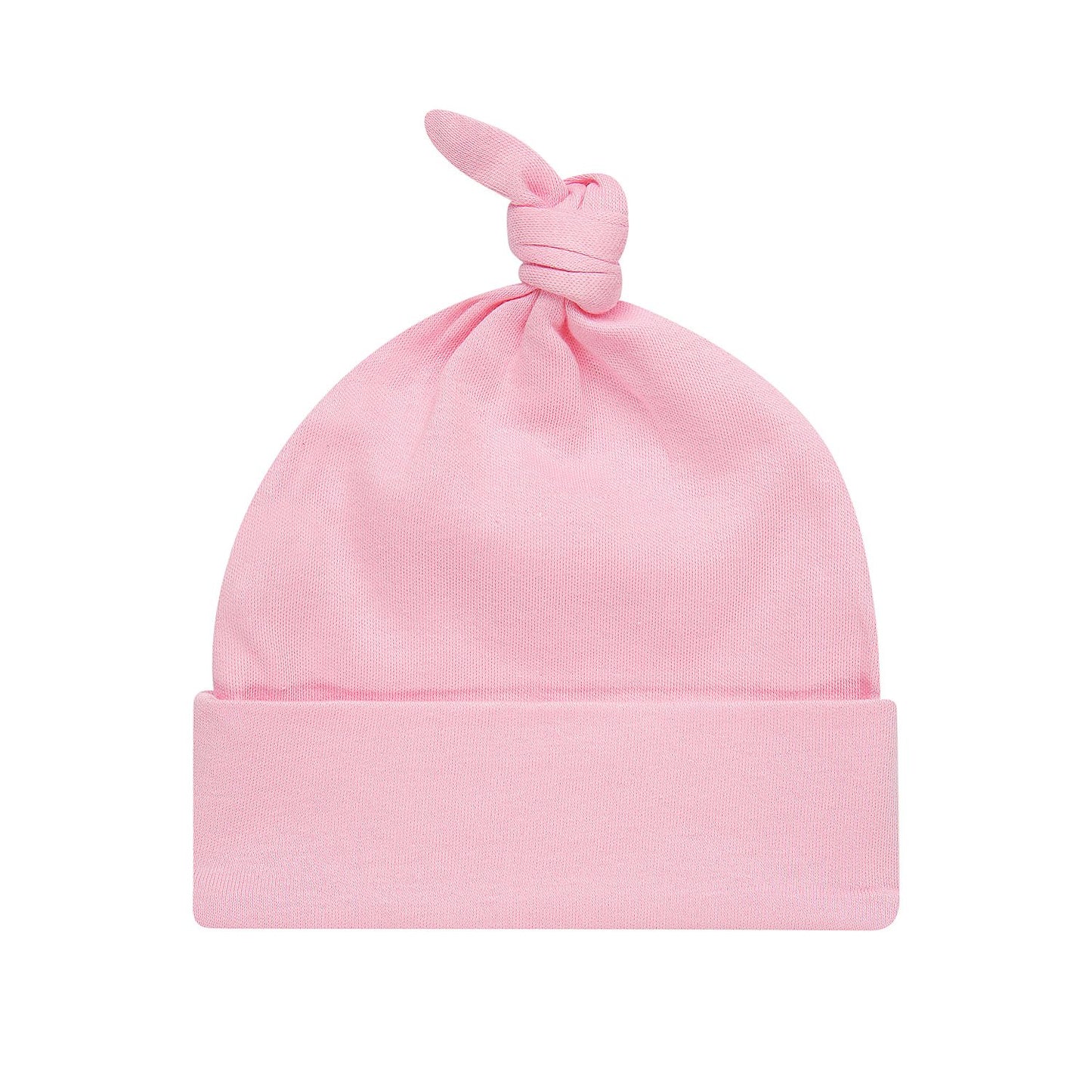 Pink Knotted Baby Beanie